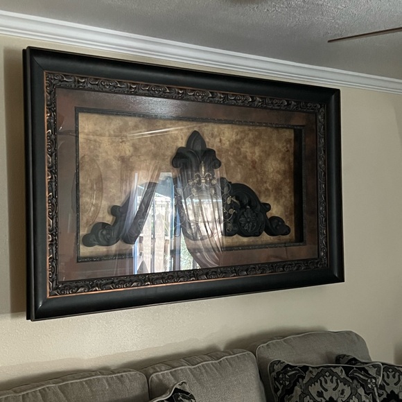 Ashley brand frame with craving of “bless this home”
